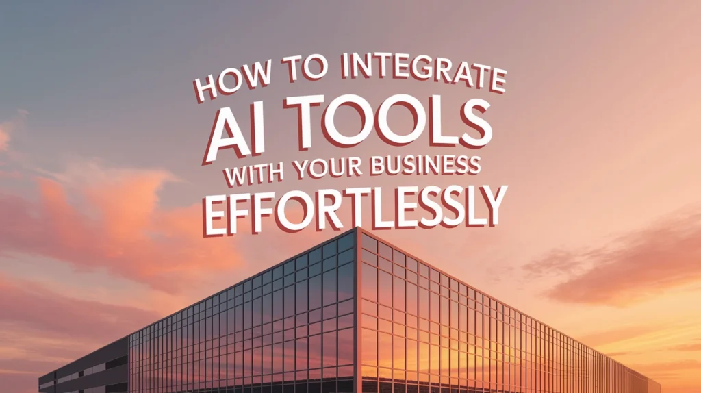 How to Integrate AI Tools With Your Business Effortlessly