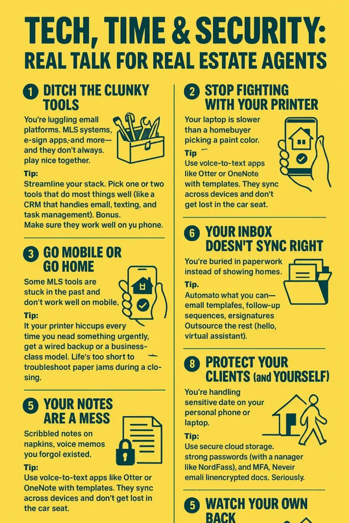 Tech, Time & Security: Real Talk for Real Estate Agents